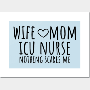 icu nurse gift Posters and Art